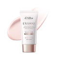 d’alba Waterfull Pink Tone-up Sonnencreme in heller Tube mit roségoldenem Verschluss
