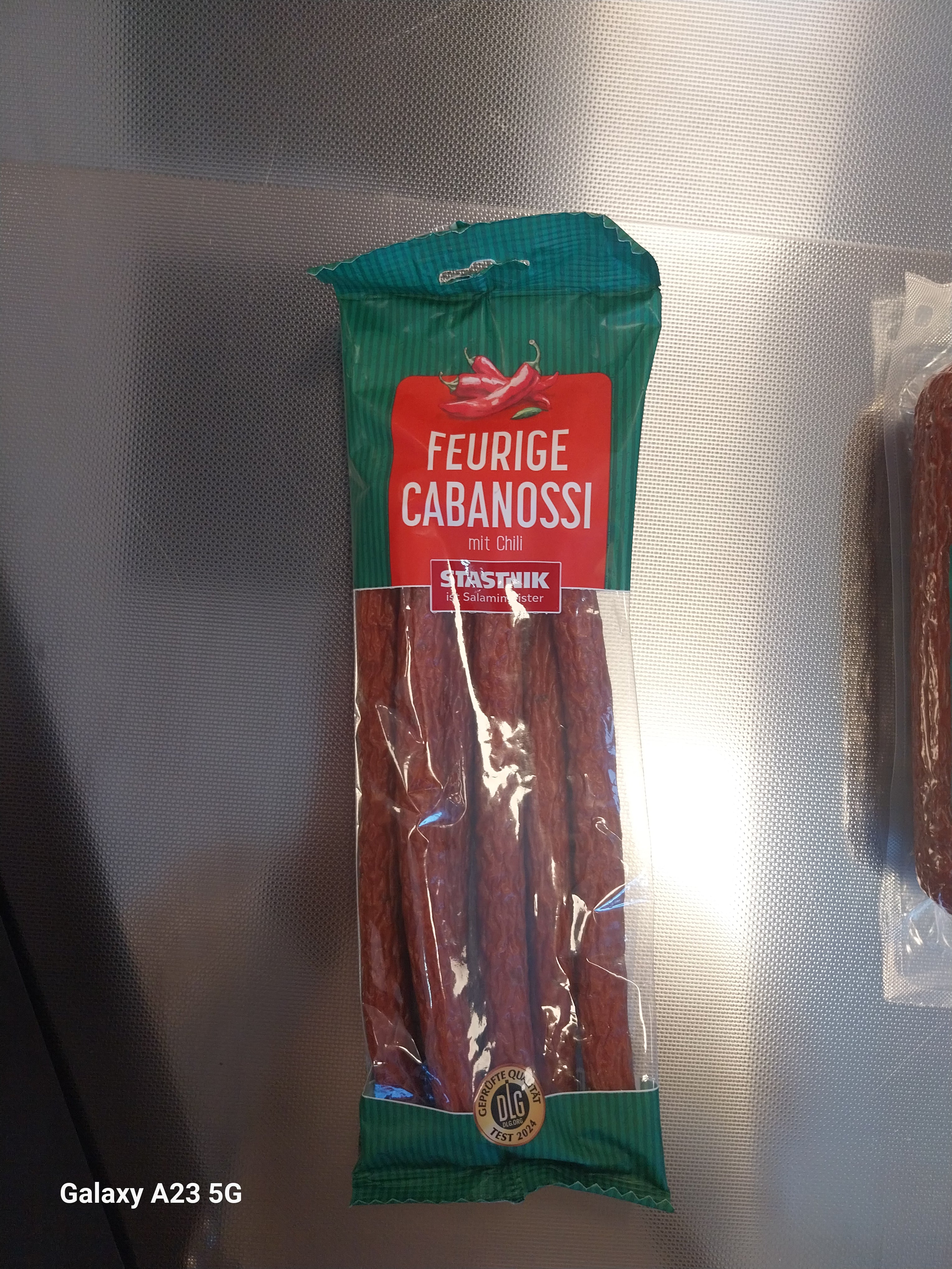 Saucisson Kabanossi Médaille d'or, 4 pièces sous vide, 180 grammes, Moser, DLC 40 jours