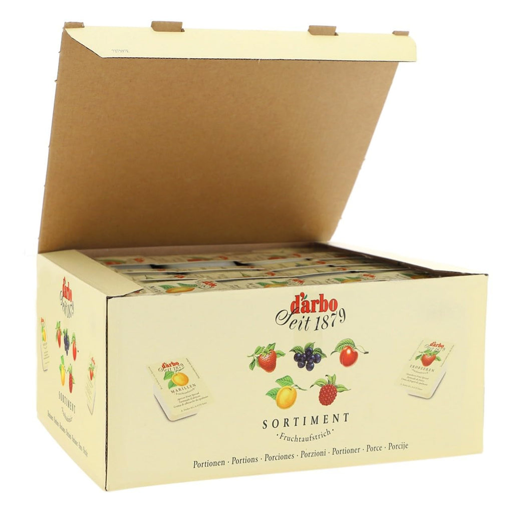 Fruchtaufstrich Darbo 25g Einzelportion – Bio-Marmelade sortiert aus Österreich