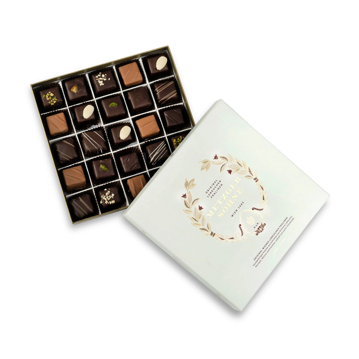 Alle Neune – Pralinen-Geschenkbox mit 25 Stück