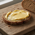 Butter auf Schwarzbrot