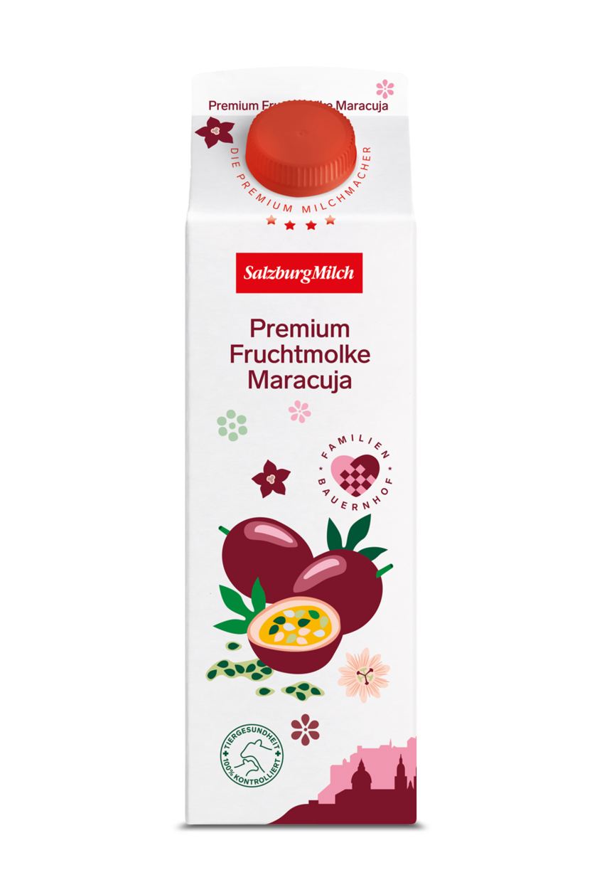 Premium Fruchtmolke Maracuja 500ml, Salzburg Milch