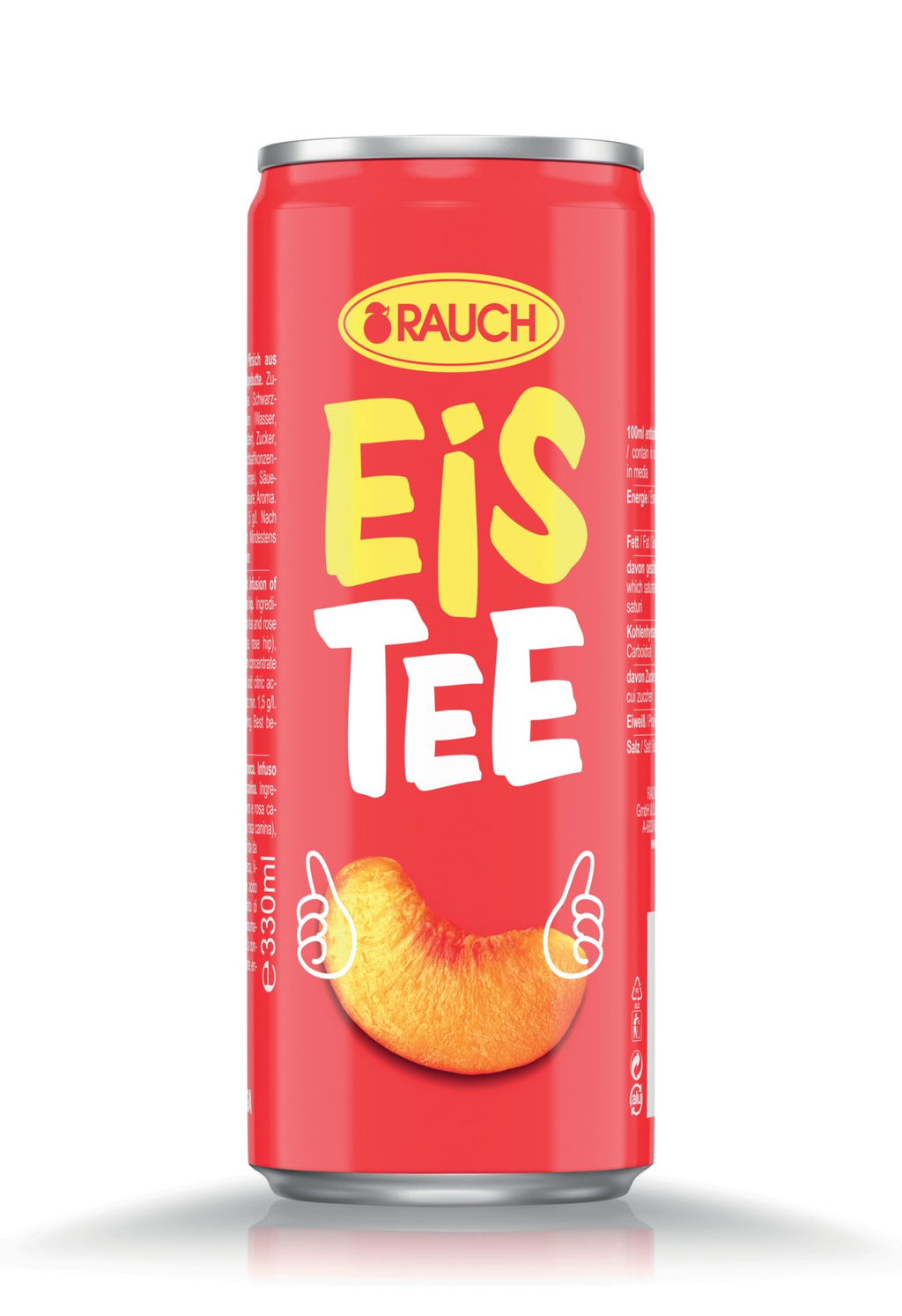 Rauch Eis Tee Pfirsich 0,33l Dose