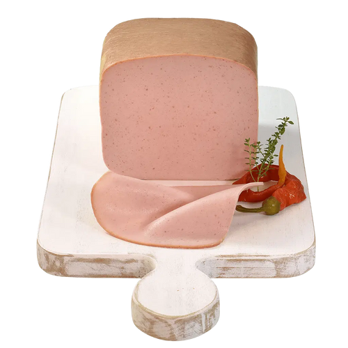 Berger Leberkäse AMA Gütesiegel, aufgeschnitten