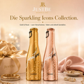 just be Sparkling Icons Collection – Gold & Rosé Flaschen mit Geschenkbox