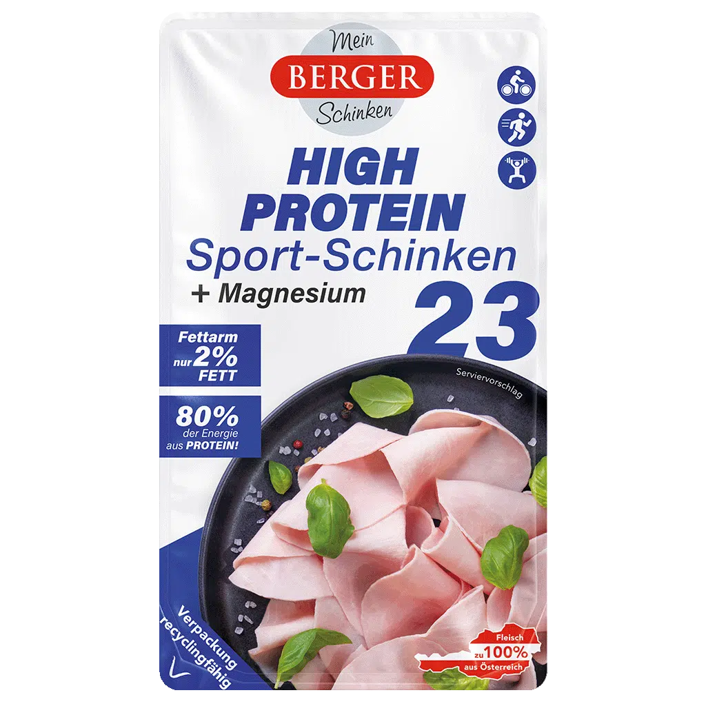 Berger High Protein Sport-Schinken 90g mit Magnesium