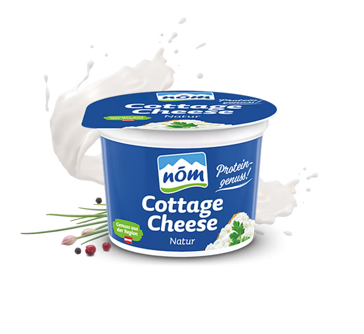 NÖM Cottage Cheese Natur 200g Becher – Proteingenuss aus Niederösterreich