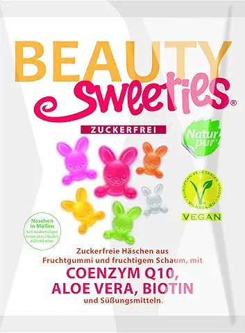 Beauty Sweeties Zuckerfreie Häschen 125g – Functional Gummies