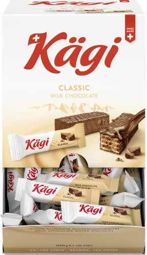 Kägi Fret Classic Milchschokolade-Waffelriegel 1kg Box