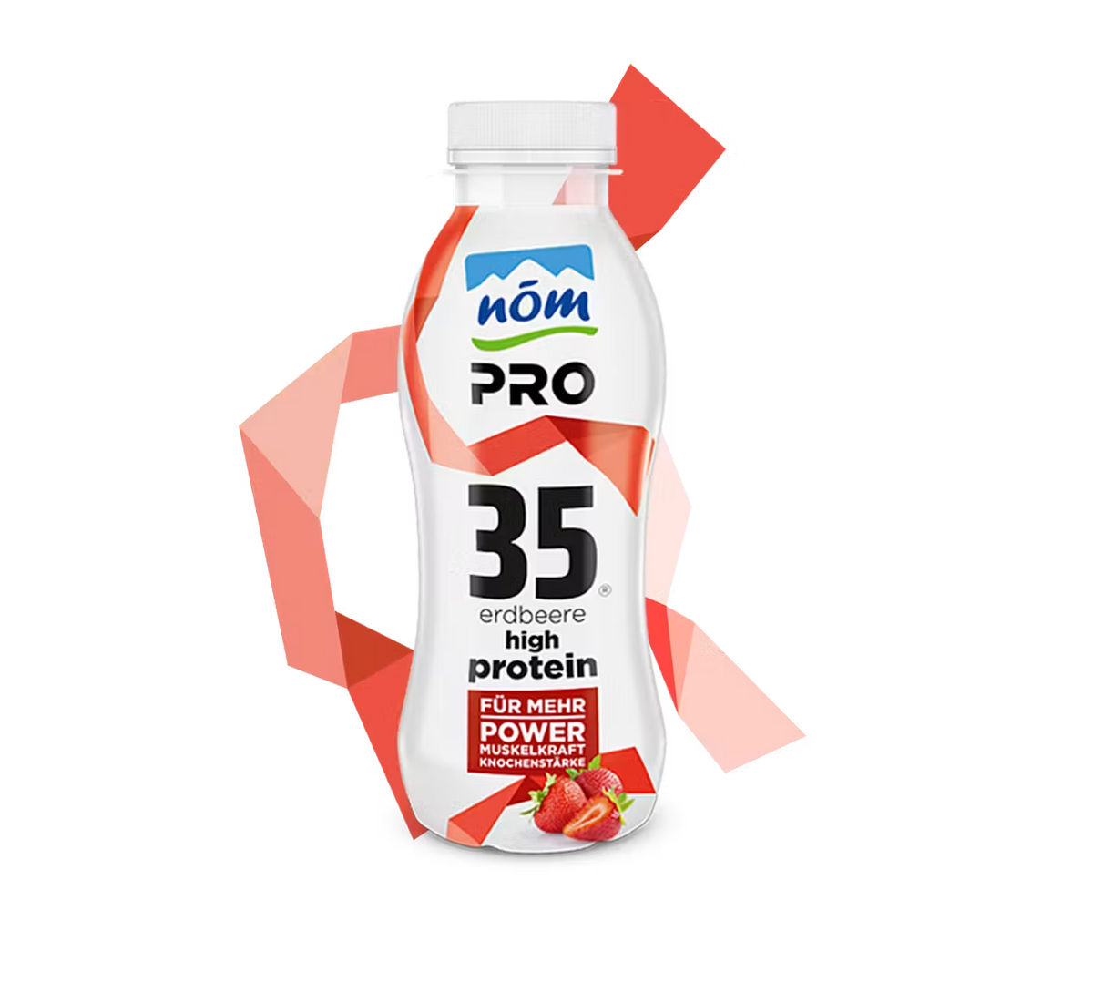 NÖM PRO Proteindrink Erdbeere 350ml – High Protein 35g